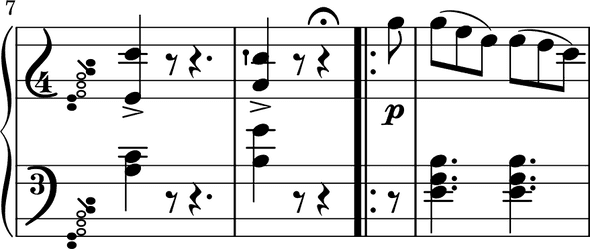 Tarantella measures 7-9 with the correct amount of space Tarantella measures 7-9 with the correct amount of space