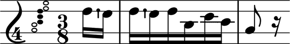Excerpt from Beethoven's Für Elise in Clairnote SN Excerpt from Beethoven's Für Elise in Clairnote SN