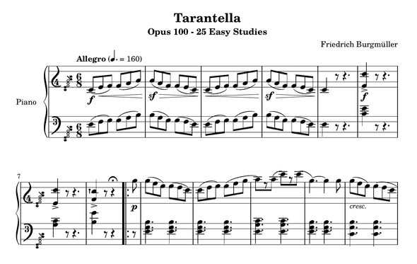 Tarantella final score screenshot Tarantella final score screenshot