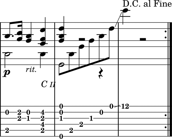 Adelita alternate ending with merged E notes Adelita alternate ending with merged E notes